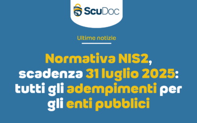 Normativa NIS2, scadenza 31 luglio 2025: tutti gli adempimenti per gli enti pubblici