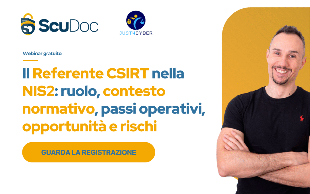 Il Referente CSIRT nella NIS2